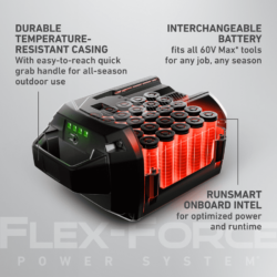 60V Max Flex-Force 10.0 Ah Lithium-Ion Battery 1