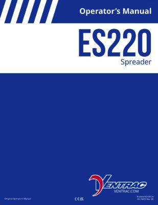 Ventrac Broadcast Spreader ES220 – Owners Manual