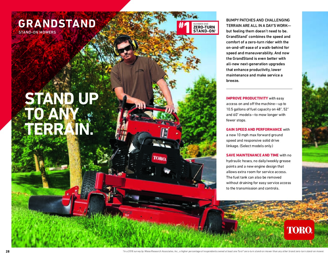 GRANDSTAND® STAND-ON MOWERS