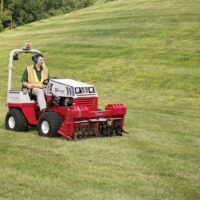 Ventrac Aerator Tractor Attachment - golf club