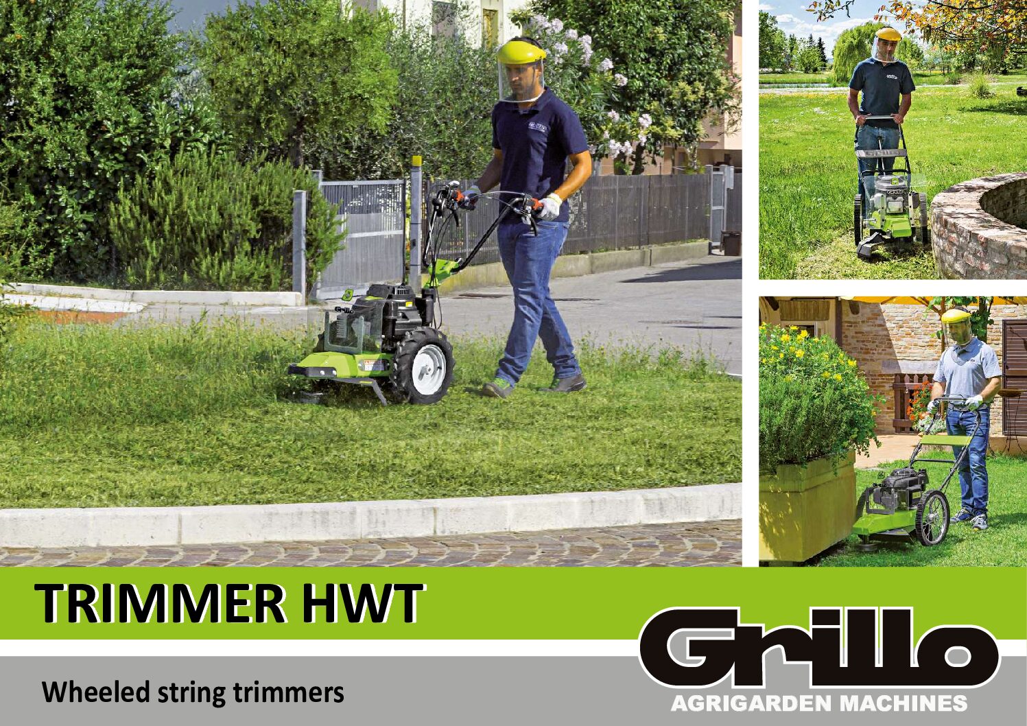 Grillo High Wheel Trimmer Brochure Leaflet