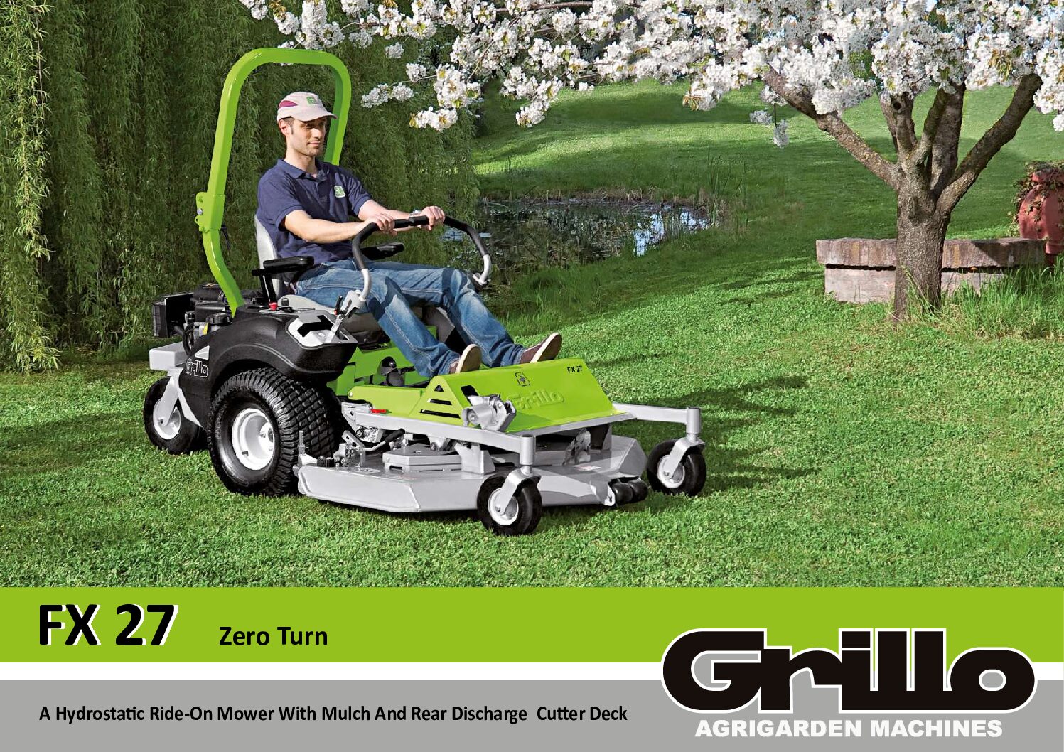 Grillo FX27 ZTR Zero Turn Mower Brochure