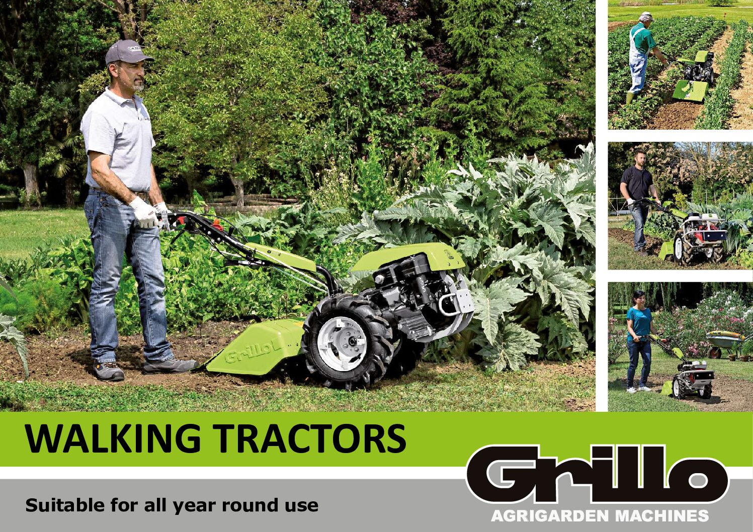 Grillo G Series Rotary Hoe / Walking Tractor Brochure