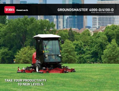 TORO GroundsMaster 4000D Brochure