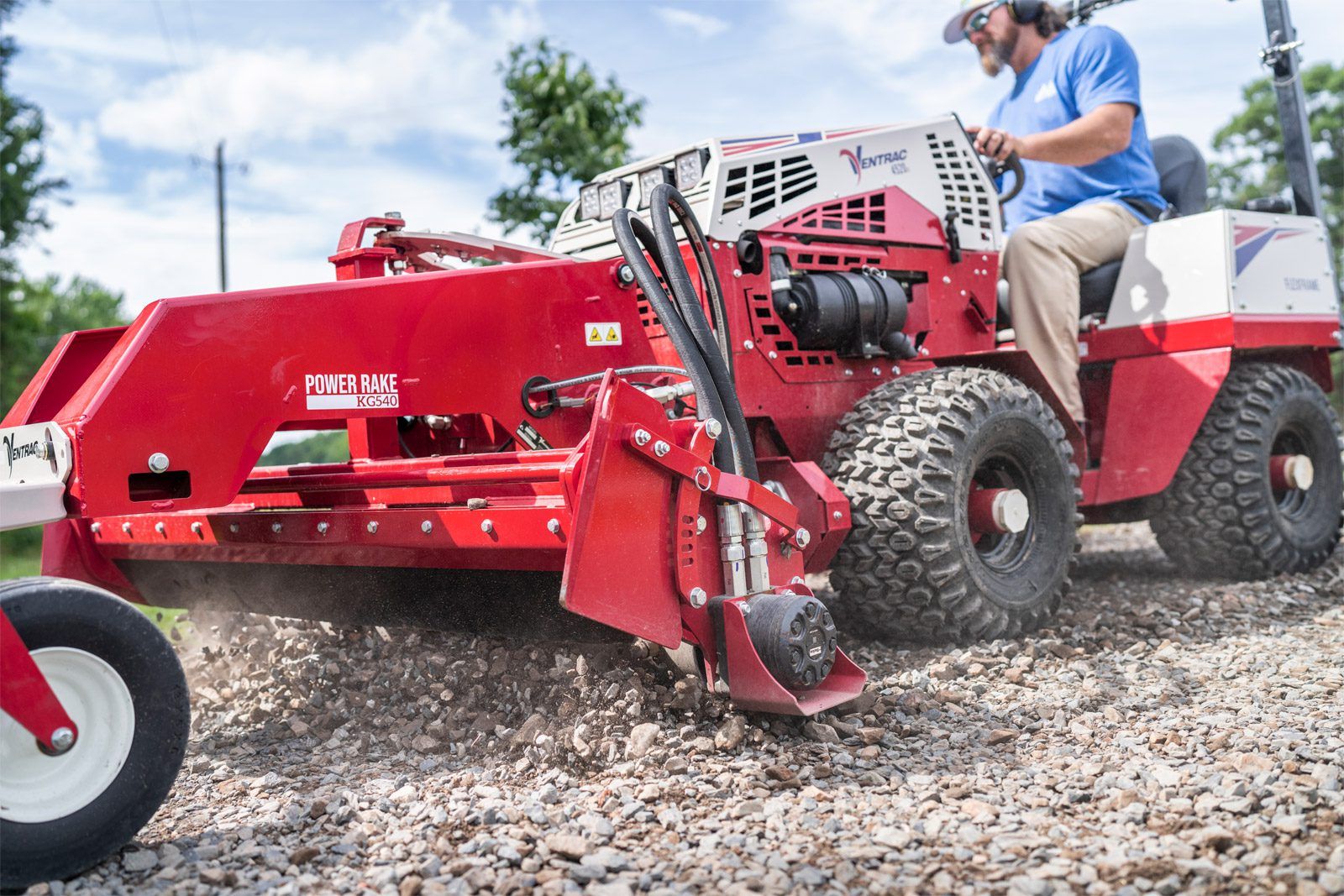 Power rake attachment online for mower