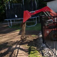 Ventrac Versa Loader Attachment - residential digging