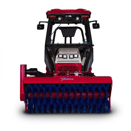 Ventrac Narrow Broom Tractor Attachment - studio front shot