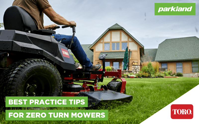 Best practice for operating Zero Turn mowers - Parkland - Lawn & Land ...