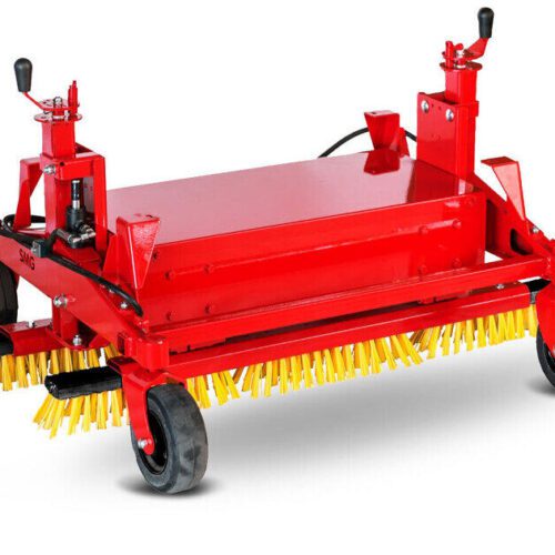 Front view of SMG SportsChamp Oscillation Brush OS1100 for artificial turf grooming and leveling