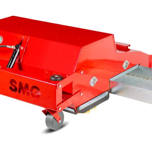 Front view of SMG SportsChamp 1,000 mm rotating brush attachment for professional turf cleaning