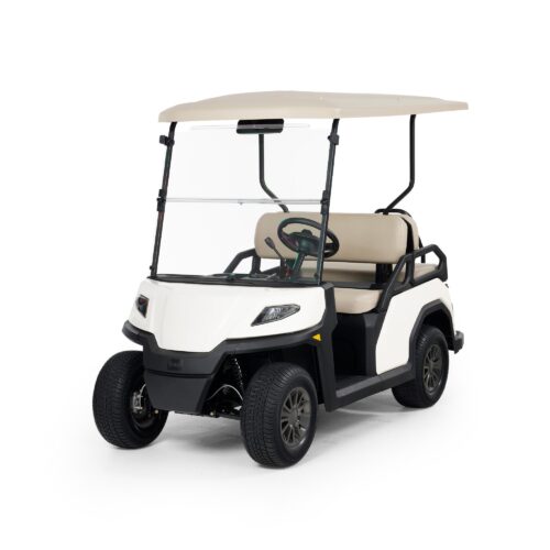 Front angled view of the Toro Vista 4-seater utility vehicle showcasing its modern design