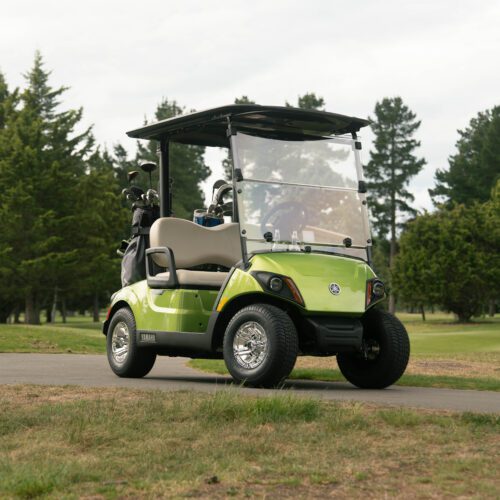 Yamaha Personal Transport Golf Cart in Lime Green