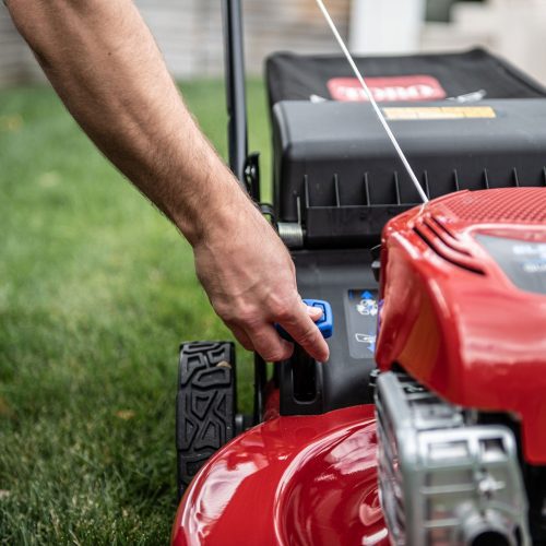 Toro Personal Pace Pull Start Lawn Mower with Personal Pace Electric Start