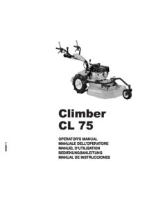 Grillo CL75 Operators Manual