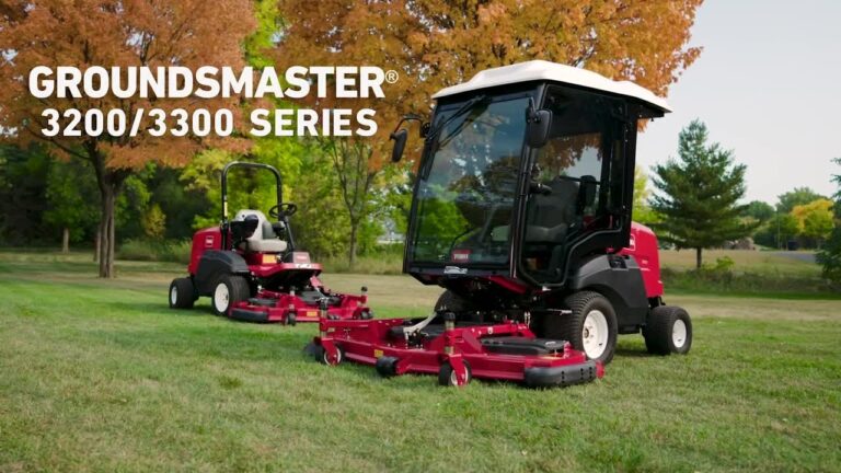 Toro® Groundsmaster® 3200/3300 Overview