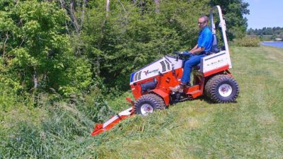 Ventrac | Better, Faster, & More Cost Effective Than Weed Eating! – Tough Cut & Boom Mower