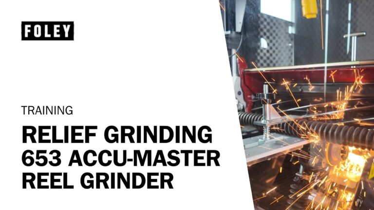 Relief Grind Foley 653 Accu-Master Reel Grinder | Training